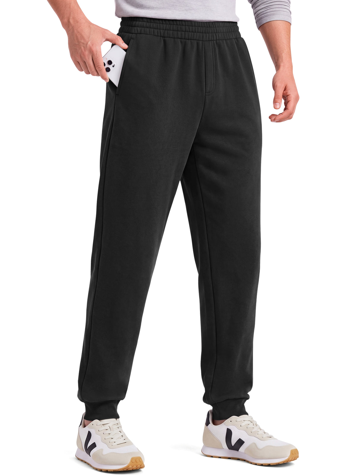 GENTS BLISS Jogger Lightweight Men Sweatpants Casual Fleece Sweatpants for Men Elastic Drawstring Pants with Pocket