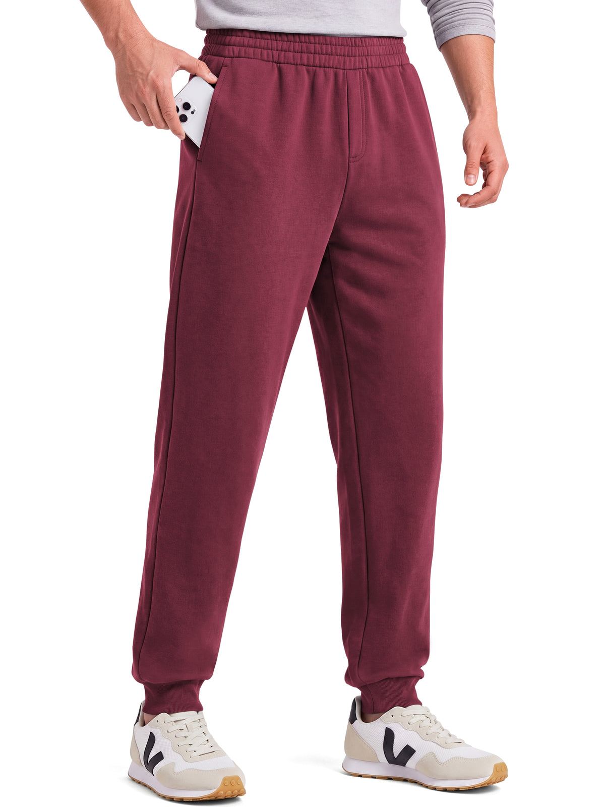 GENTS BLISS Jogger Lightweight Men Sweatpants Casual Fleece Sweatpants for Men Elastic Drawstring Pants with Pocket