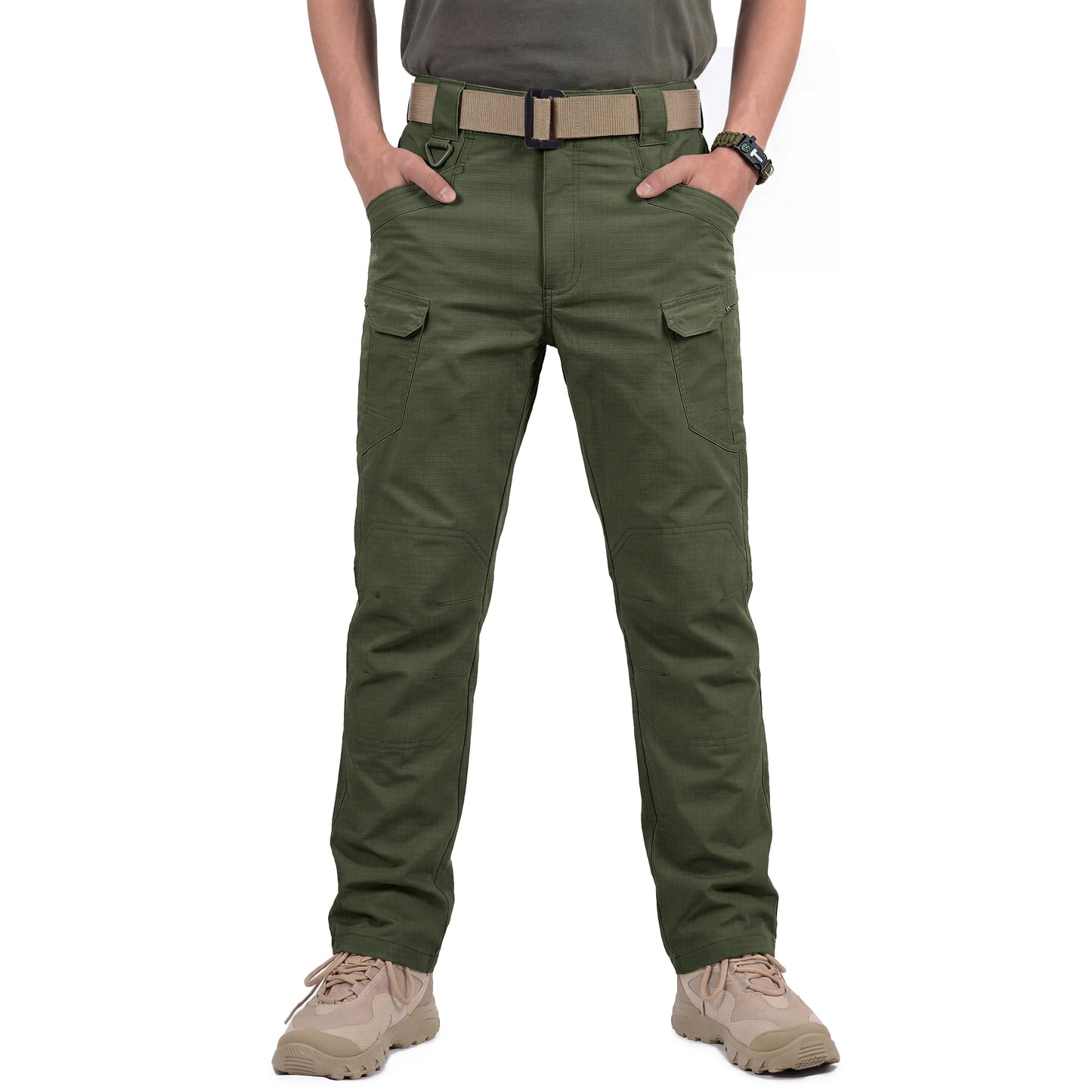 GENTS BLISS Cargo Pants for Men Hiking Lightweight Men Pants Outdoor Workwear Pants for Men with Stretch