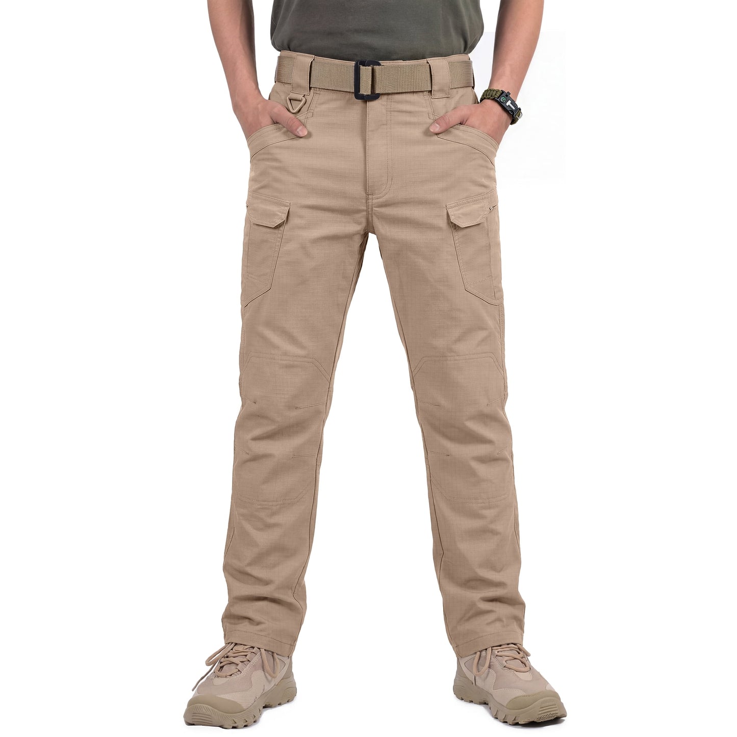GENTS BLISS Cargo Pants for Men Hiking Lightweight Men Pants Outdoor Workwear Pants for Men with Stretch