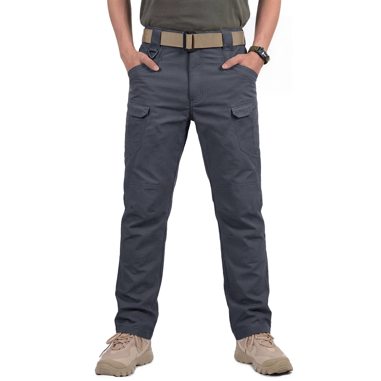 GENTS BLISS Cargo Pants for Men Hiking Lightweight Men Pants Outdoor Workwear Pants for Men with Stretch