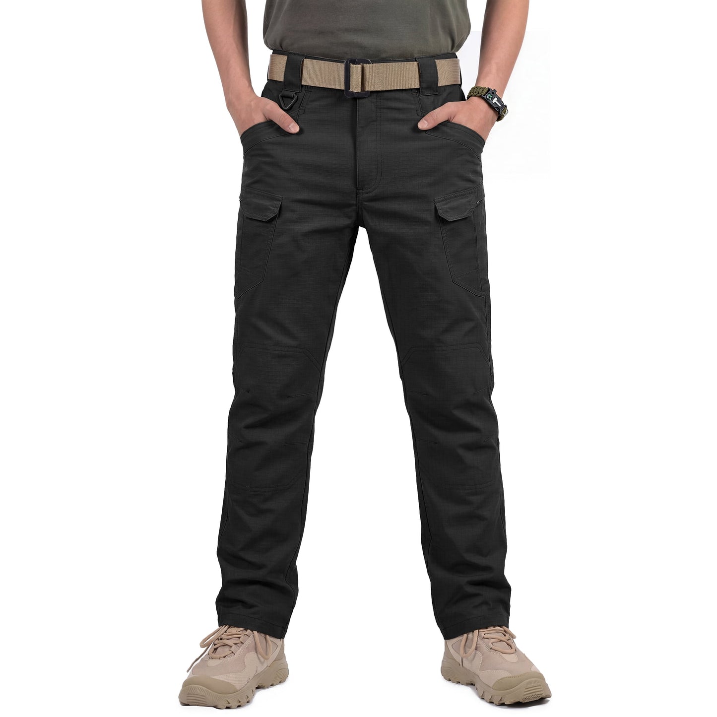 GENTS BLISS Cargo Pants for Men Hiking Lightweight Men Pants Outdoor Workwear Pants for Men with Stretch