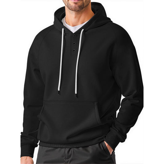 GENTS BLISS Men Hoodies Sweatshirts Lightweight Long Sleeve Sweatshirts for Men Drawstring Men Shirts with Kangaroo Pocket