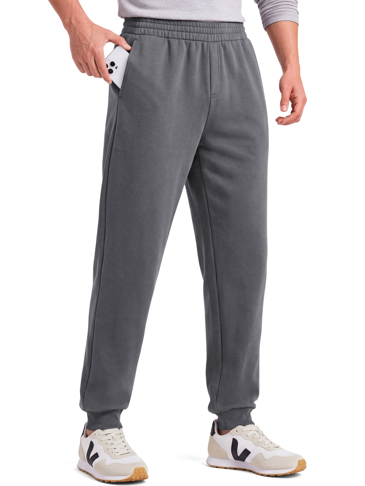 GENTS BLISS Jogger Lightweight Men Sweatpants Casual Fleece Sweatpants for Men Elastic Drawstring Pants with Pocket