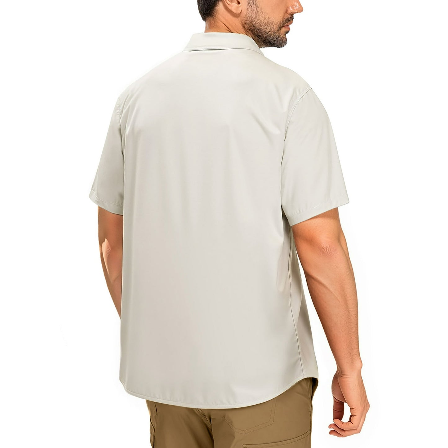 GENTS BLISS Short Sleeve Men Shirts Hiking Button Down Shirts for Men Quick Dry Fishing Men Shirts with Pocket